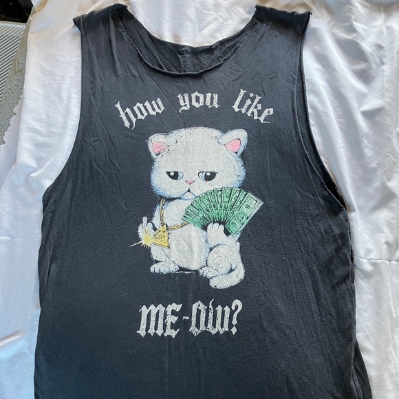 UNIF How You Like Meow Me-Ow? Kitty Shirt T-Shirt - Picture 5 of 6